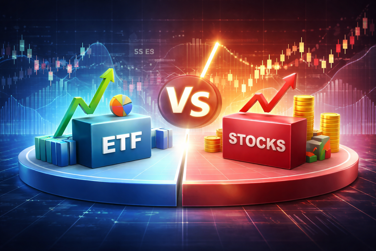 ETF vs หุ้น ต่างกันอย่างไร? ลงทุนแบบไหนเหมาะกับคุณที่สุด?