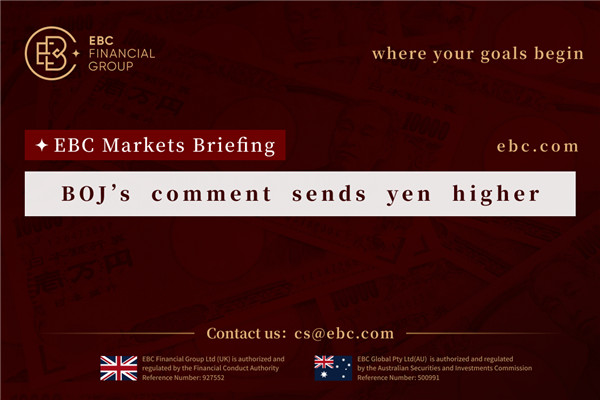 日銀の発言で円高が促進されている