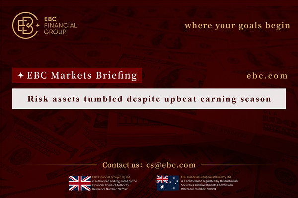 Risk assets tumbled despite upbeat earning season