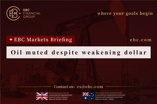 Oil muted despite weakening dollar