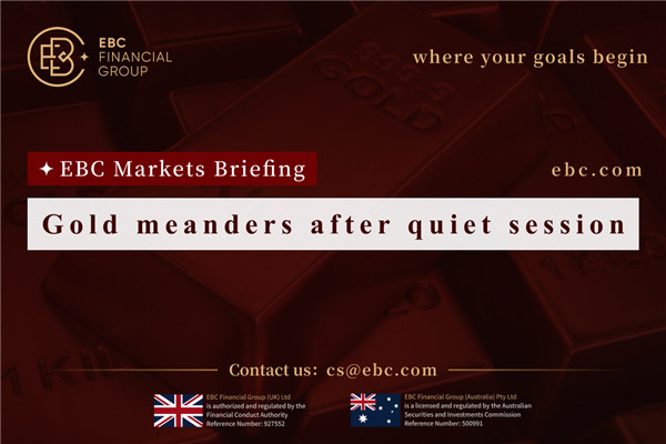 Gold meanders after quiet session