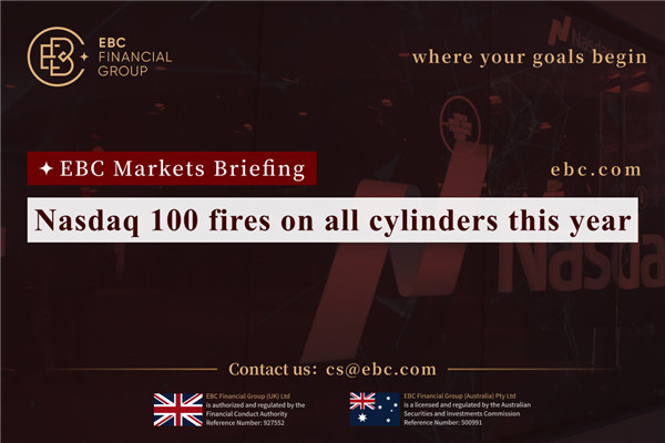 Nasdaq 100 fires on all cylinders this year