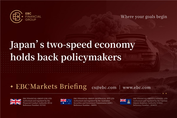 A economia a duas velocidades do Japão atrasa os decisores políticos