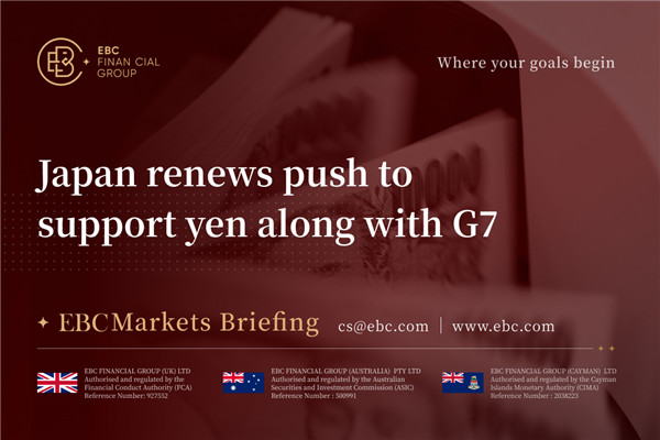 ​Japón renueva sus esfuerzos para apoyar al yen junto con el G7