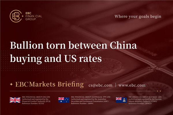 Los lingotes se debaten entre las compras de China y los tipos estadounidenses