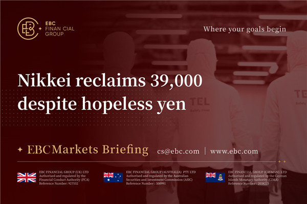 닛케이, 엔화 절망에도 불구하고 39,000 회복