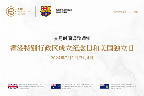香港特别行政区成立纪念日和美国独立日交易时间调整通知