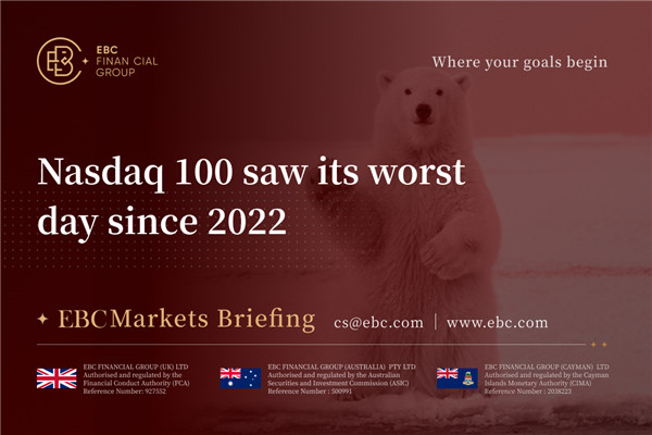 El Nasdaq100 vivió su peor día desde 2022