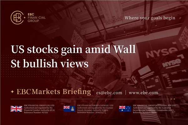 米金融機関が強気見通しを維持し米国株は上昇
