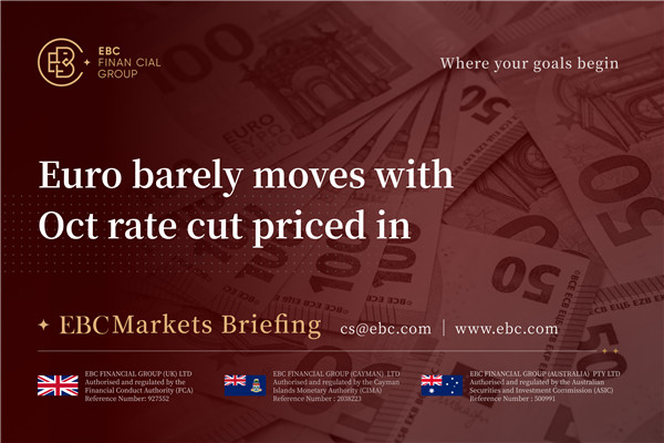 ​Euro Barely Moves with Oct Rate Cut Priced In