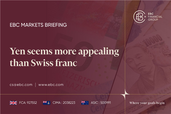 ​Yên có vẻ hấp dẫn hơn franc Thụy Sĩ