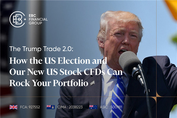 ​The Trump Trade 2.0: Como a eleição dos EUA e nossos novos CFDs de ações dos EUA podem abalar seu portfólio