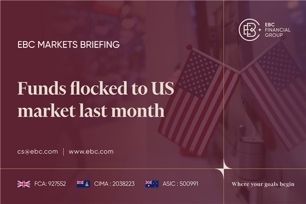 กองทุนแห่เข้าตลาดสหรัฐฯ ในเดือนที่แล้ว