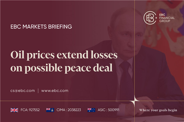 ​Oil prices extend losses on possible peace deal