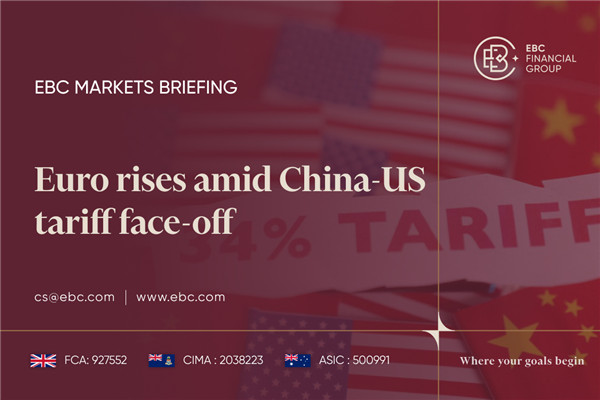 Euro sobe em meio a disputa tarifária entre China e EUA
