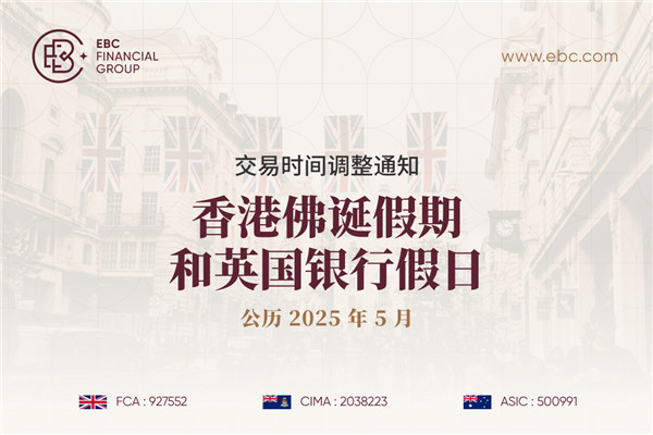 香港佛诞假期和英国银行假日交易时间调整通知
