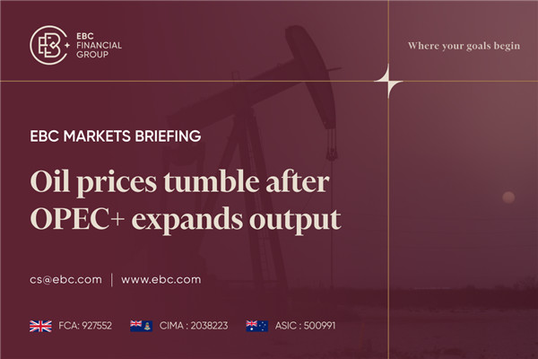 ओपेक+ द्वारा उत्पादन बढ़ाए जाने के बाद तेल की कीमतों में गिरावट