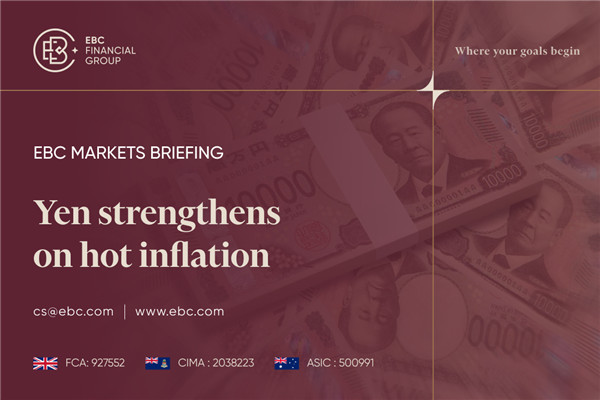 Iene se fortalece com inflação alta