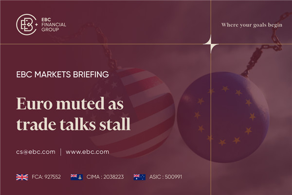 ​Euro muted as trade talks stall