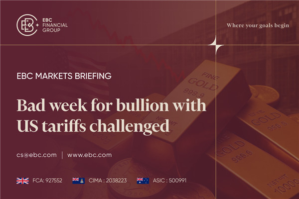 Mala semana para el oro con aranceles estadounidenses cuestionados