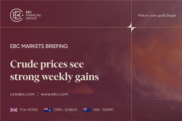 Los precios del crudo registran fuertes ganancias semanales