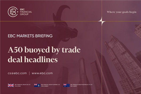 ​A50 buoyed by trade deal headlines