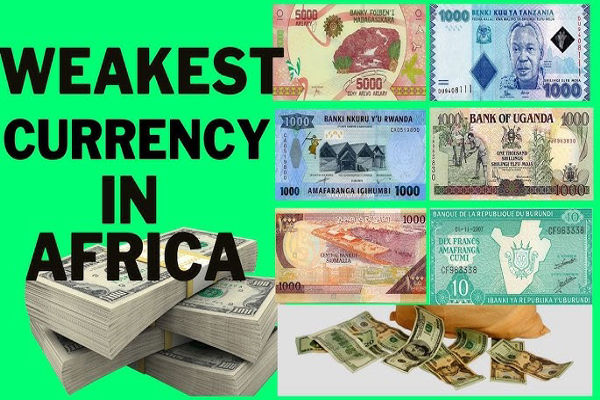 ¿Cuál es la moneda de África más baja ? Ranking de las 10 principales