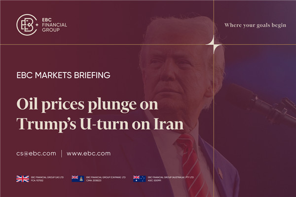 ​Oil prices plunge on Trump's U-turn on Iran