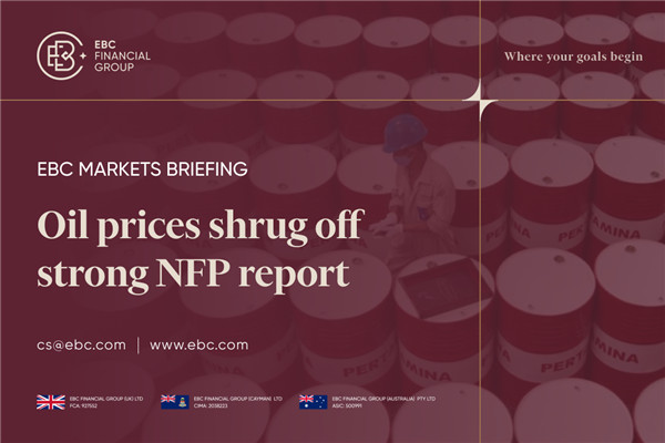 ​Oil prices shrug off strong NFP report