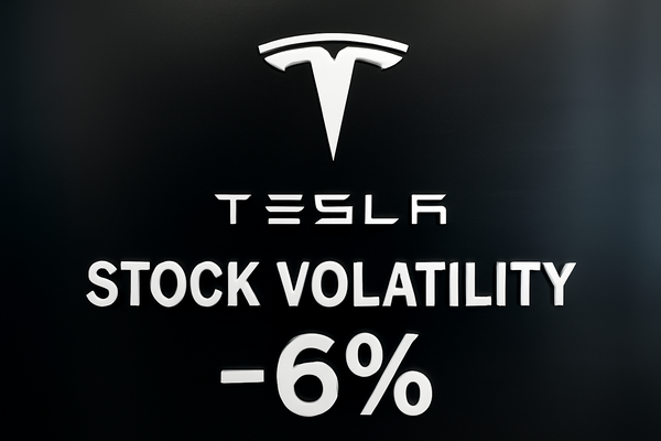 Tesla Stock Volatility: 6% Drop Signals Deeper Issues