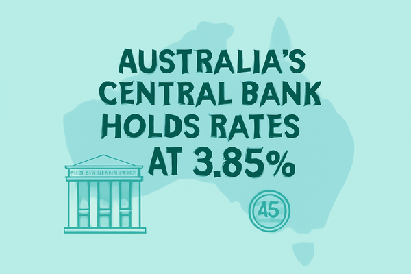 ธนาคารกลางของออสเตรเลียคงอัตราดอกเบี้ยไว้ที่ 3.85%