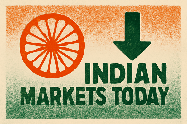 Indian Markets Today: Rupee, SENSEX, NIFTY Drop