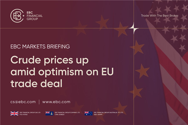 ​Crude prices up amid optimism on EU trade deal
