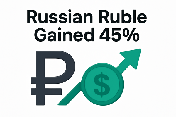 Why the Russian Ruble Has Gained 45% Against USD?