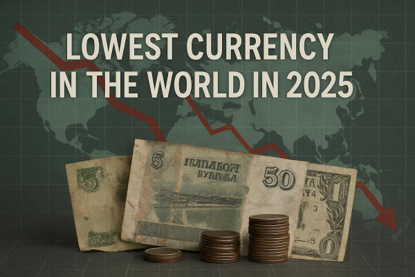 ¿Cuál es la moneda más barata del mundo?: Las 20 más débiles por valor
