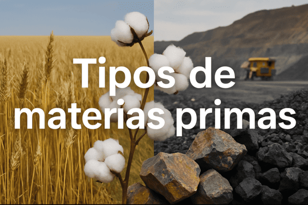 Tipos de materias primas: conoce las claves para invertir con inteligencia