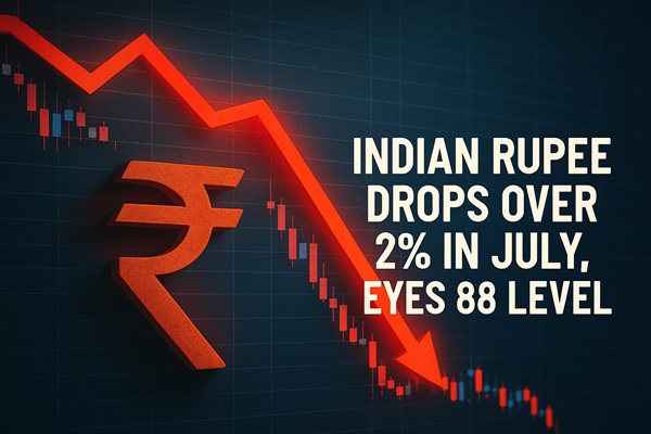 Энэтхэгийн рупи 7-р сард 2%-иас дээш унаж, 88-ийн түвшинг чиглэж байна