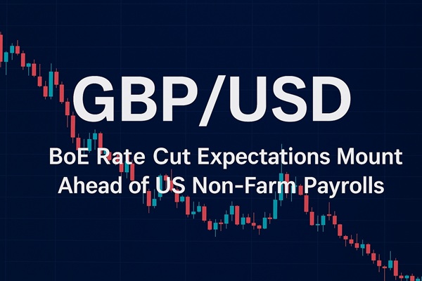 GBP/USD เผชิญแนวโน้มขาลง หลังความเป็นไปได้ในการลดดอกเบี้ยของสหราชอาณาจักรพุ่งขึ้นแตะ 89%