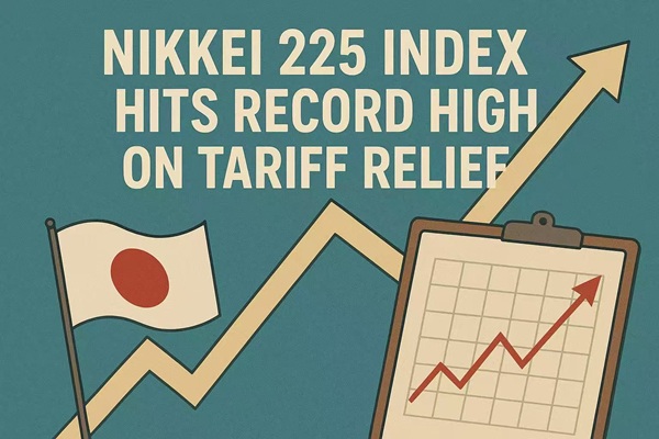 Japan's Nikkei 225 Index Soars Amid Tariff Relief