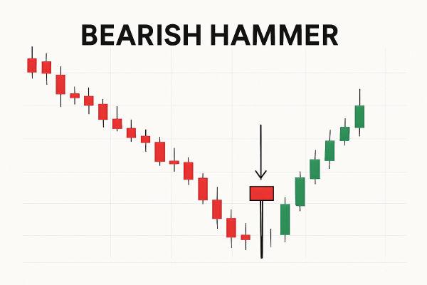 Vela Martillo Bajista: Significado, Formación y Consejos