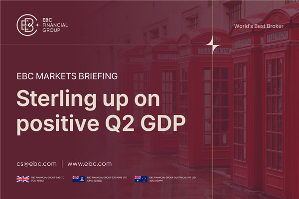 La libra esterlina sube gracias a un PIB positivo en el segundo trimestre