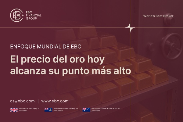 El precio del oro hoy alcanza su punto más alto