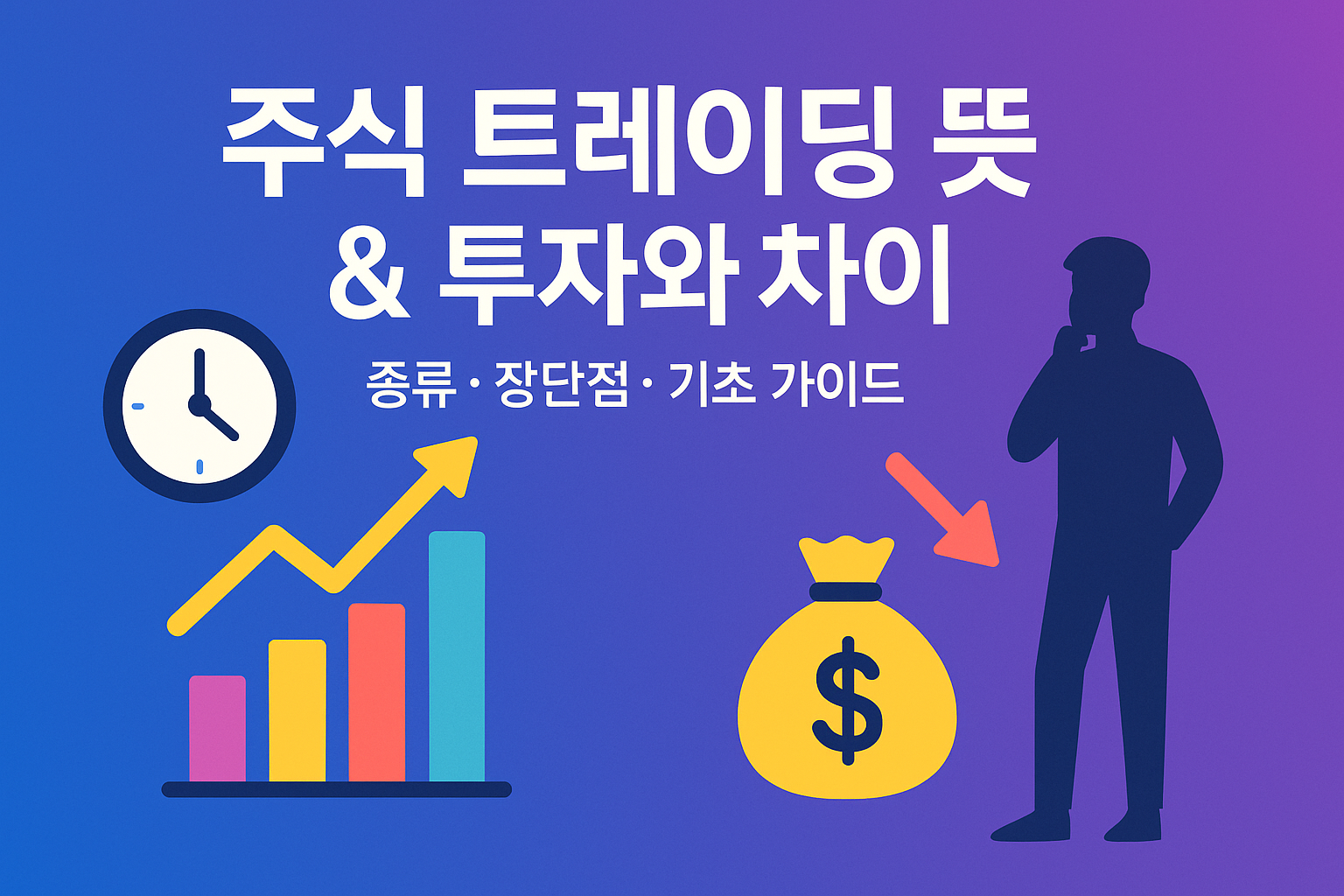 주식 트레이딩 뜻: 투자와의 차이, 종류, 기본 개념 정리 