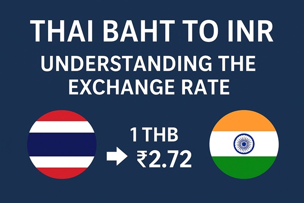 वर्तमान थाई बाट से भारतीय रुपया विनिमय दर क्या है?