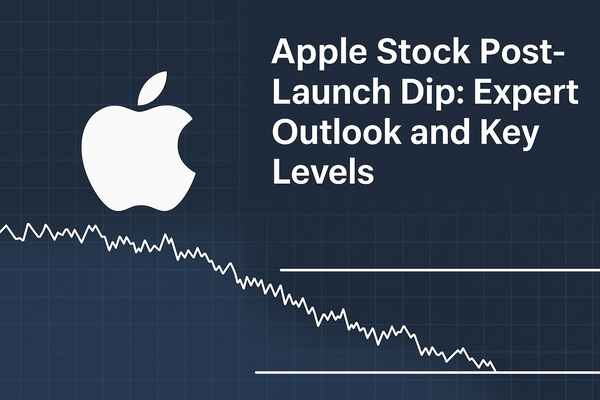 Caída de las acciones de Apple tras el lanzamiento: Perspectivas de los expertos y niveles clave