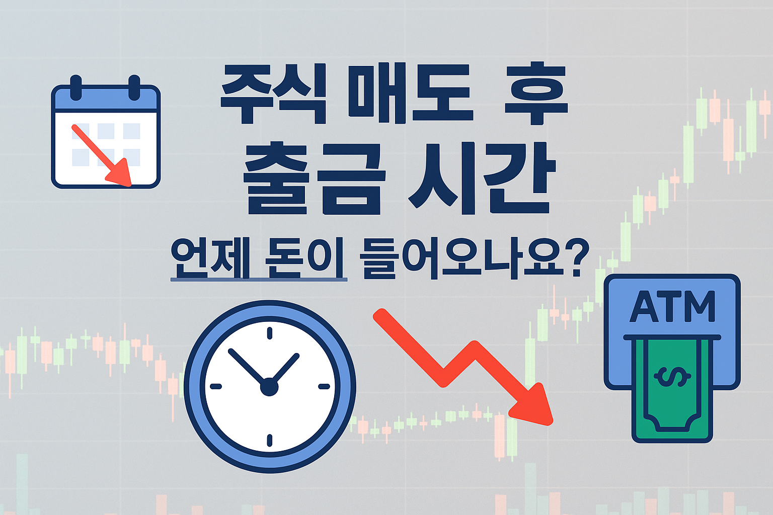 주식 매도 후 출금 시간, 언제 돈이 들어오나요? 