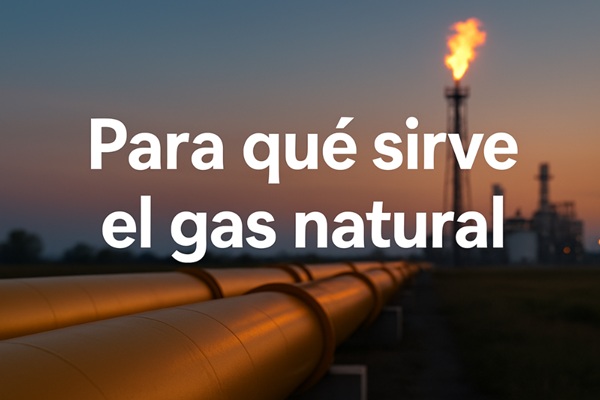 Para qué sirve el gas natural: usos clave y su impacto en el trading