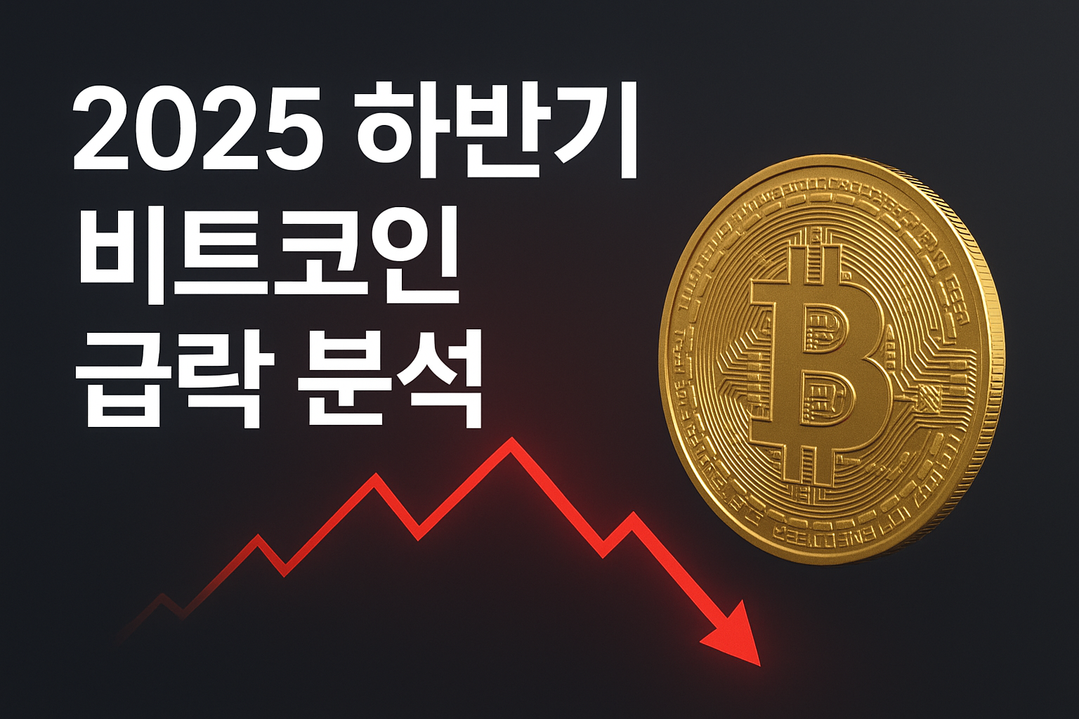 비트코인 하락 원인 5가지와 향후 3개월 시세 전망