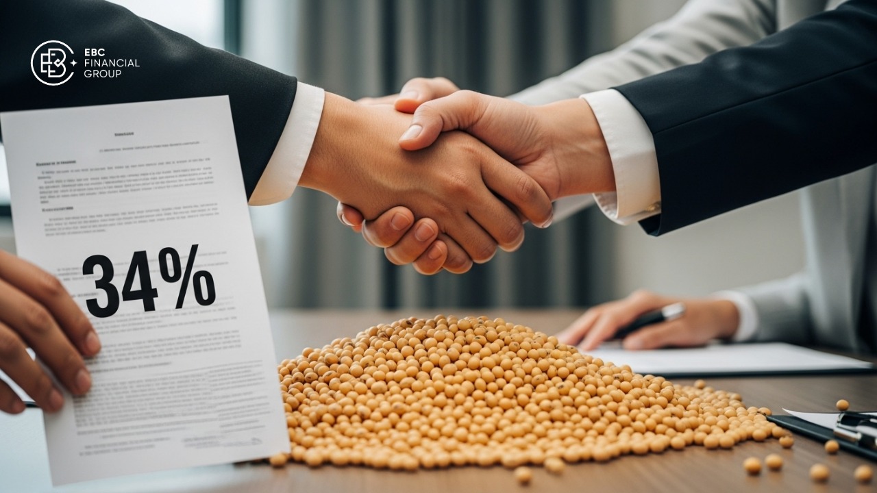 Mỹ-Trung hoãn thuế 34%, Trung Quốc mua 25 triệu tấn đậu tương