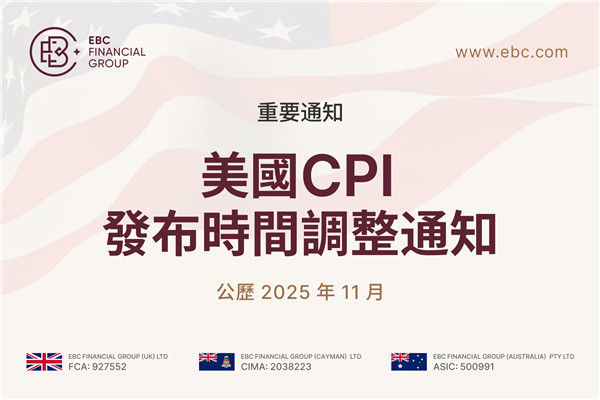 【重要通知】美國10月CPI發布時間調整通知